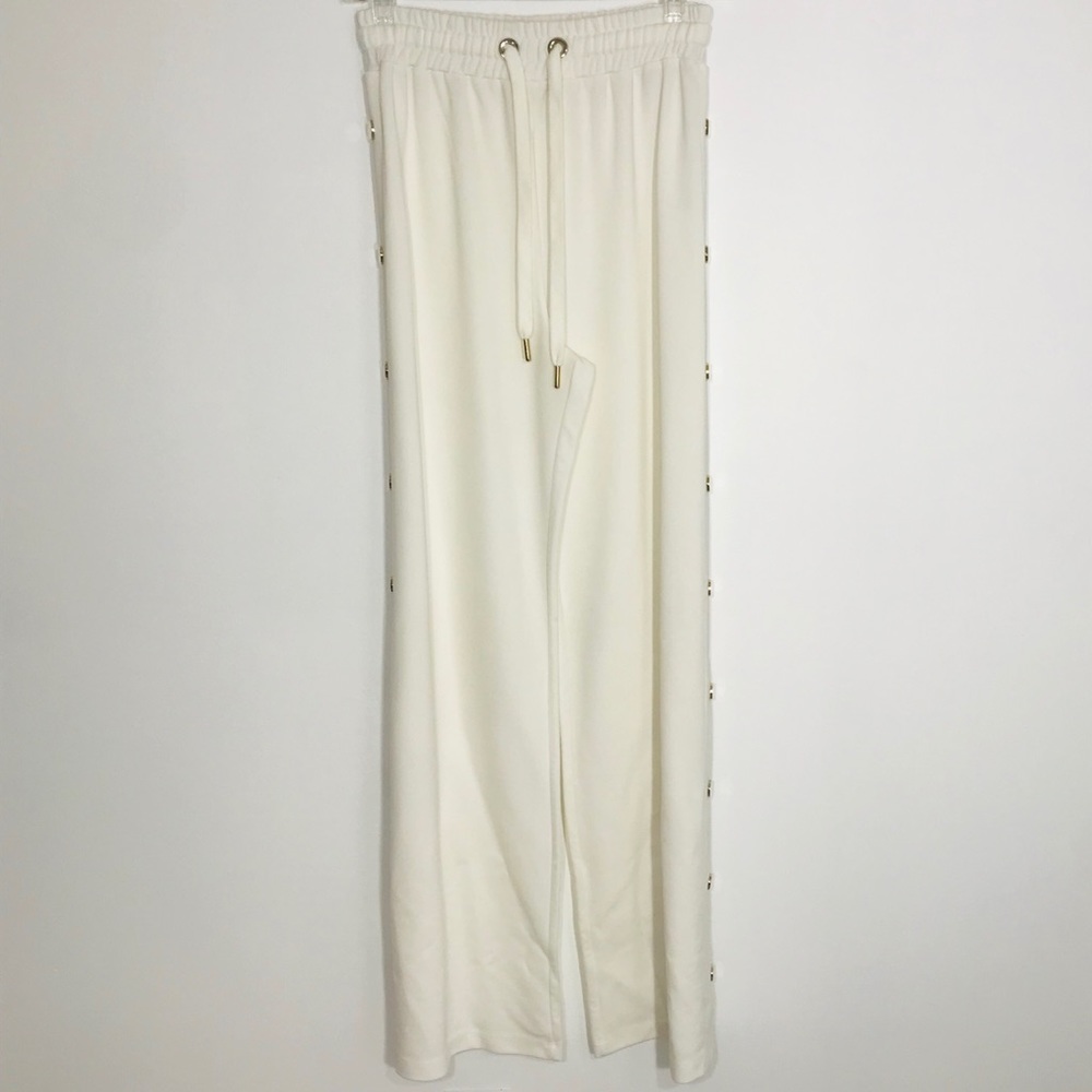 River Island • Button Detail Wide Leg Trousers
